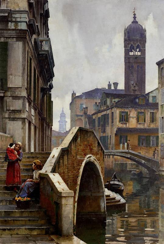 Posters et art de William Logsdail : tableau vintage du Campanile de Sta. Fosca
