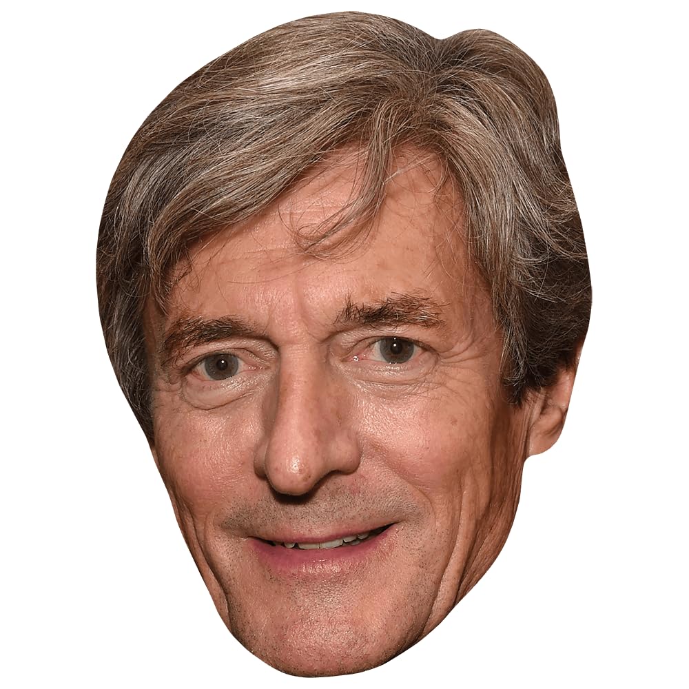 Celebrity Cutouts Lifelike Nigel Havers (Smile) Celebrity Mask, Flat Card Face, Fancy Dress Mask