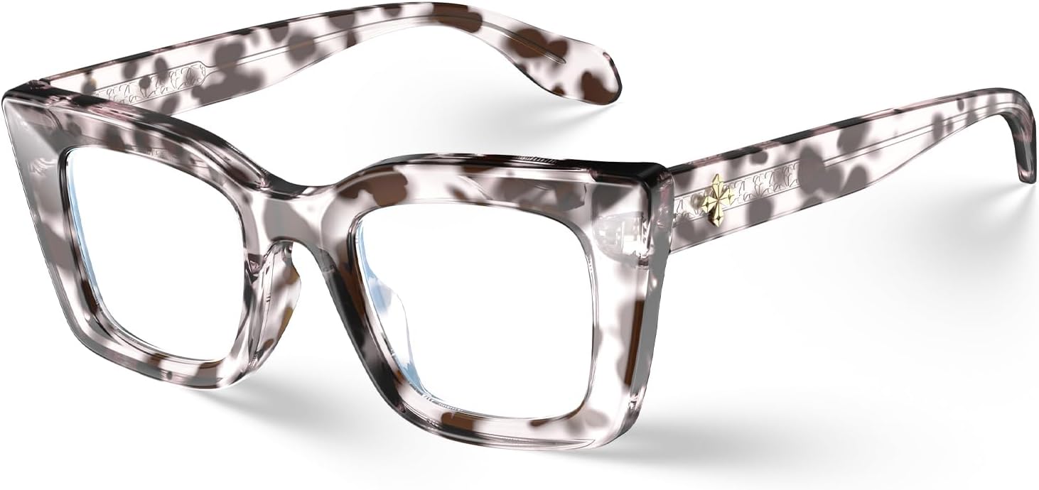 VISOONE Cat Eye Blue Light Blocking Glasses TR90 Anti-glare Women Calida - Image 7