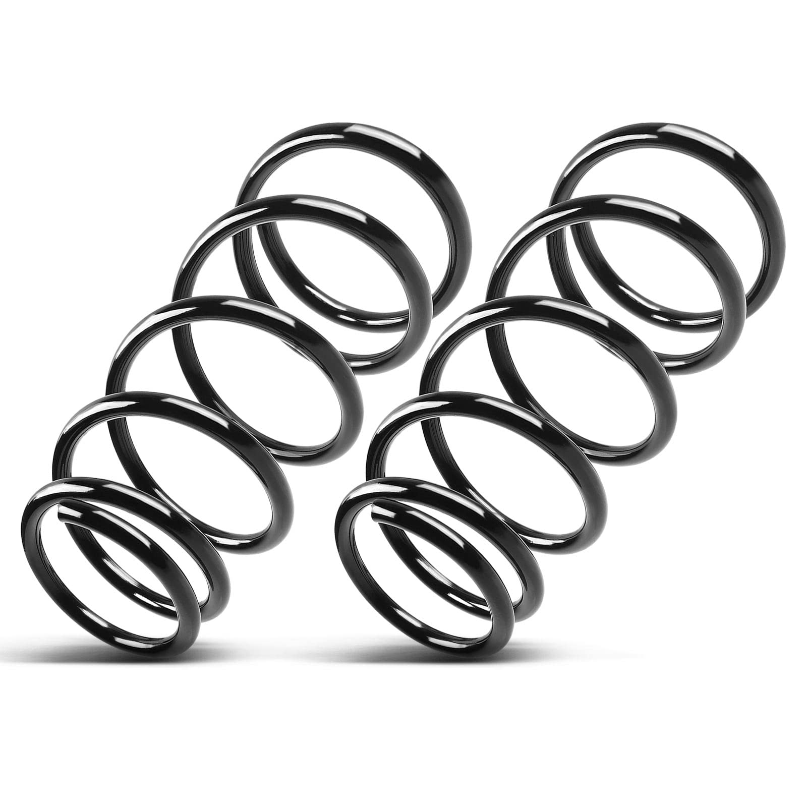 A-Premium Coil Spring Set Compatible with Nissan Pathfinder 1996-2004 3.3L 3.5L 4WD Front Driver and Passenger Side 2-PC Set