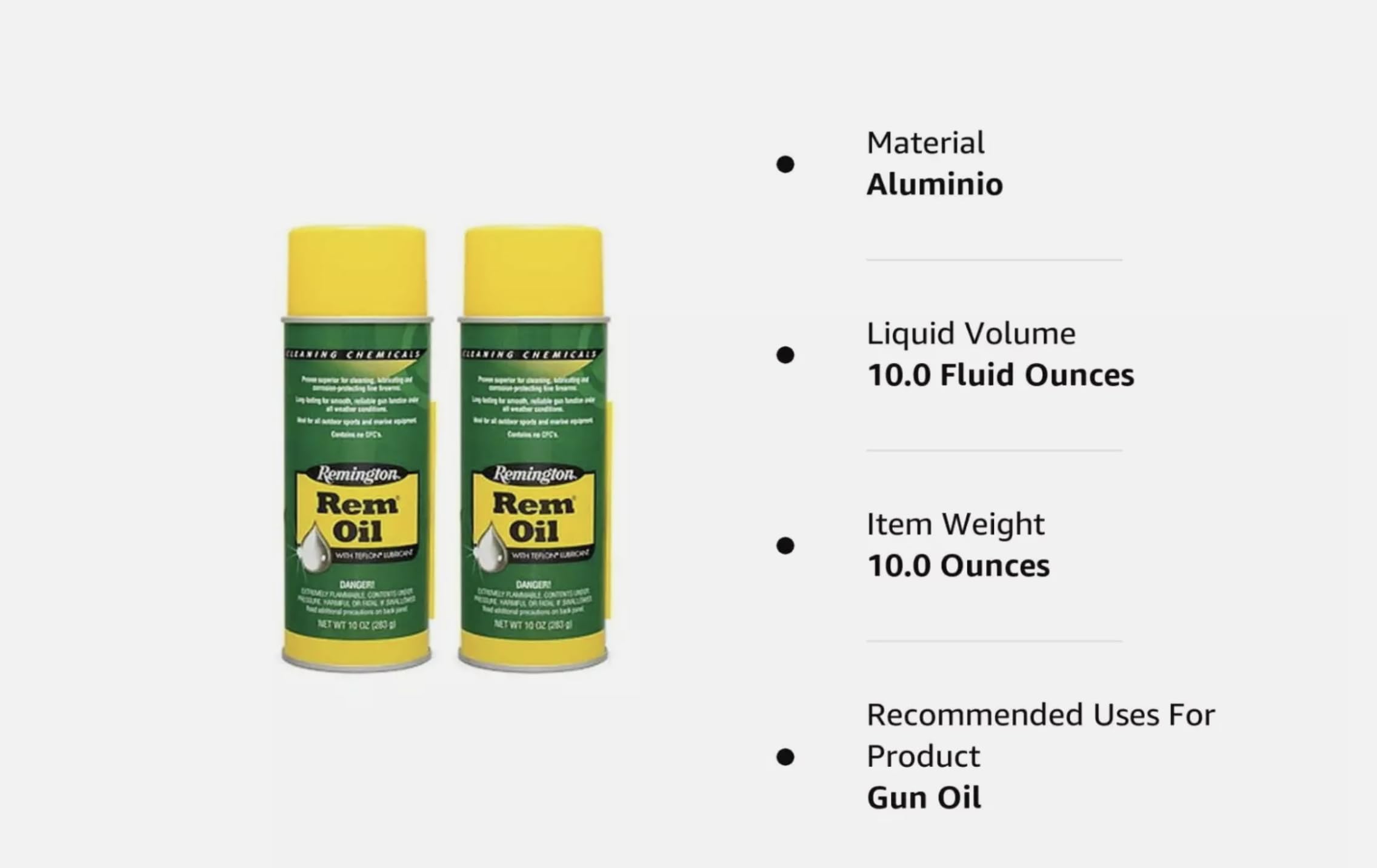 2 Pack Oil Spray Gun Aerosol Cleaning Lubricant, 10 Oz, 2 Pack
