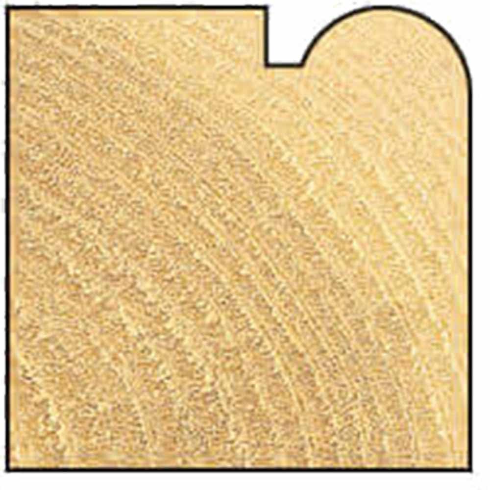 Trend Fresa cuarto esquina 1/4" vástago Ø22,3mm R3,2mm | Para moldear baguettes de esquina: vástago 1/4", Ø22,3mm, R3,2mm, L14mm, plaquitas TCT, C140X1/4TC
