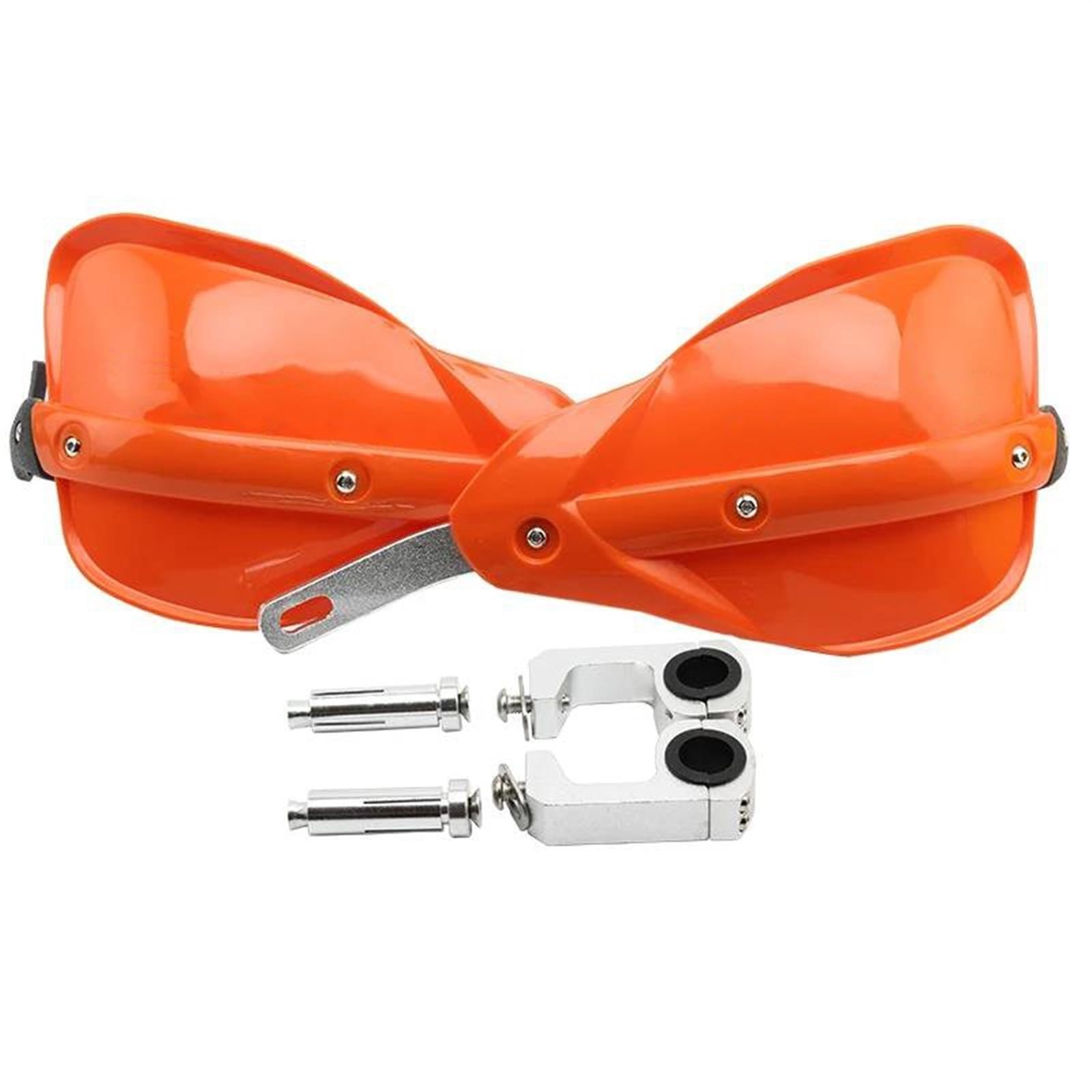 Mano Protezione Protezione Paramani Moto 22mm 28mm per Manubrio ADV EXC Enduro Te CRF WRF DRZ KLX Dirt Bike ATV Paramani per Moto (Color : Arancia)