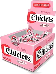 Chiclete Caixinha Chiclets Tutti-Frutti C/100 - Adams
