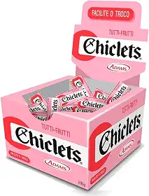 Chiclete Caixinha Chiclets Tutti-Frutti C/100 - Adams