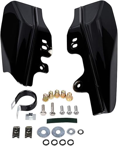 Miniatura 9 de Astra Depot Deflector de aire de marco medio compatible con Harley Touring Electra Glide Road King 2001-2008