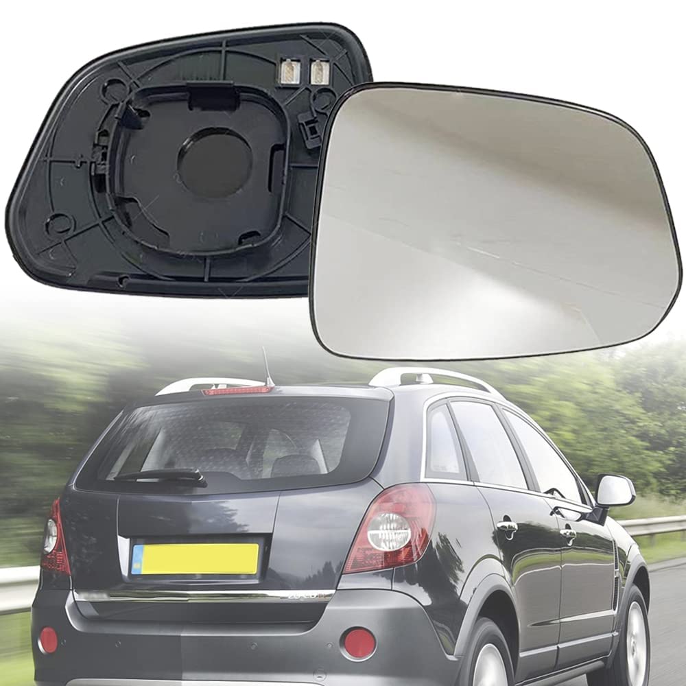 Wing Mirror Glass WIDE ANGLE Heated Plate Fits VAUXHALL Antara