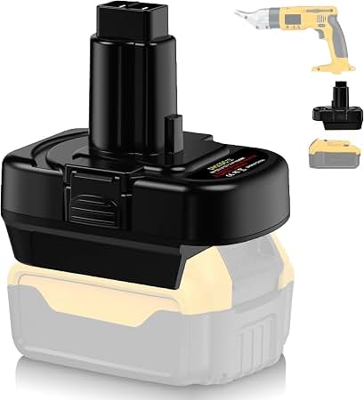 Kzreect Battery Adapter Converter Compatible with Dewalt 20V Battery