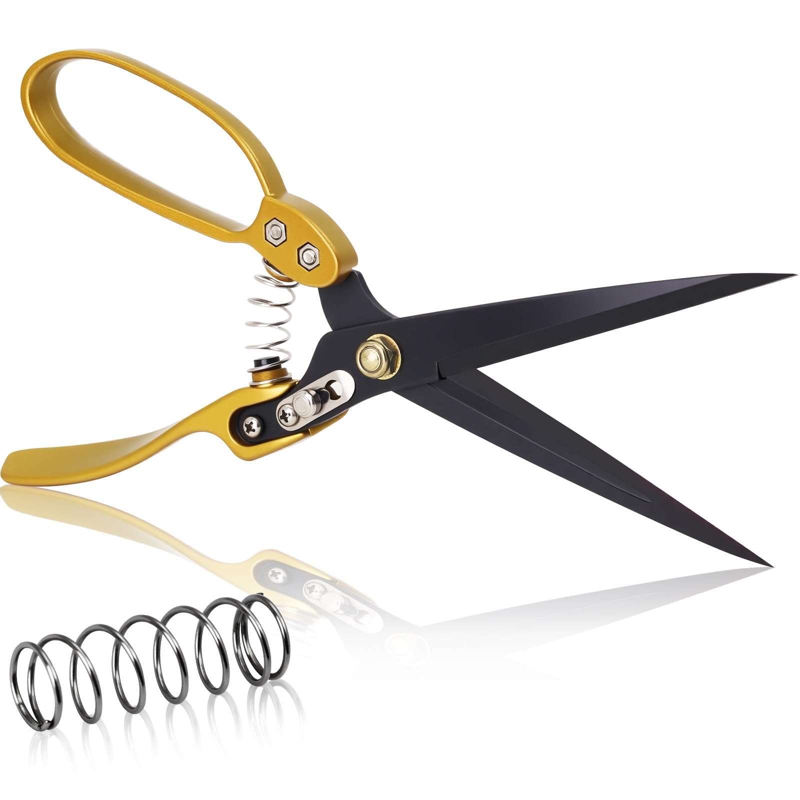 Sheep Clippers Wool Cutter Shears for Goat Scissors Gardening Shearing Tools Spring Scissors Pet Cut Hair Supplies,Comfortable Ergonomic, Less Effort