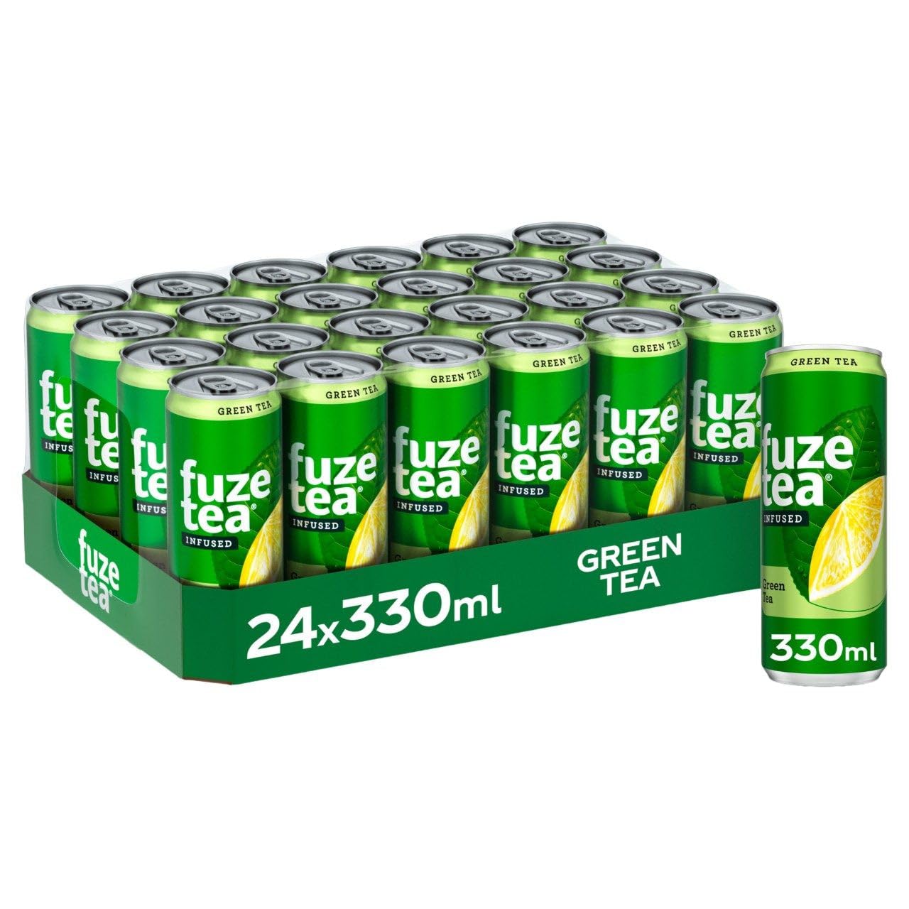 Fuze Tea | Green Tea | Sleek blik | 24 x 33 cl
