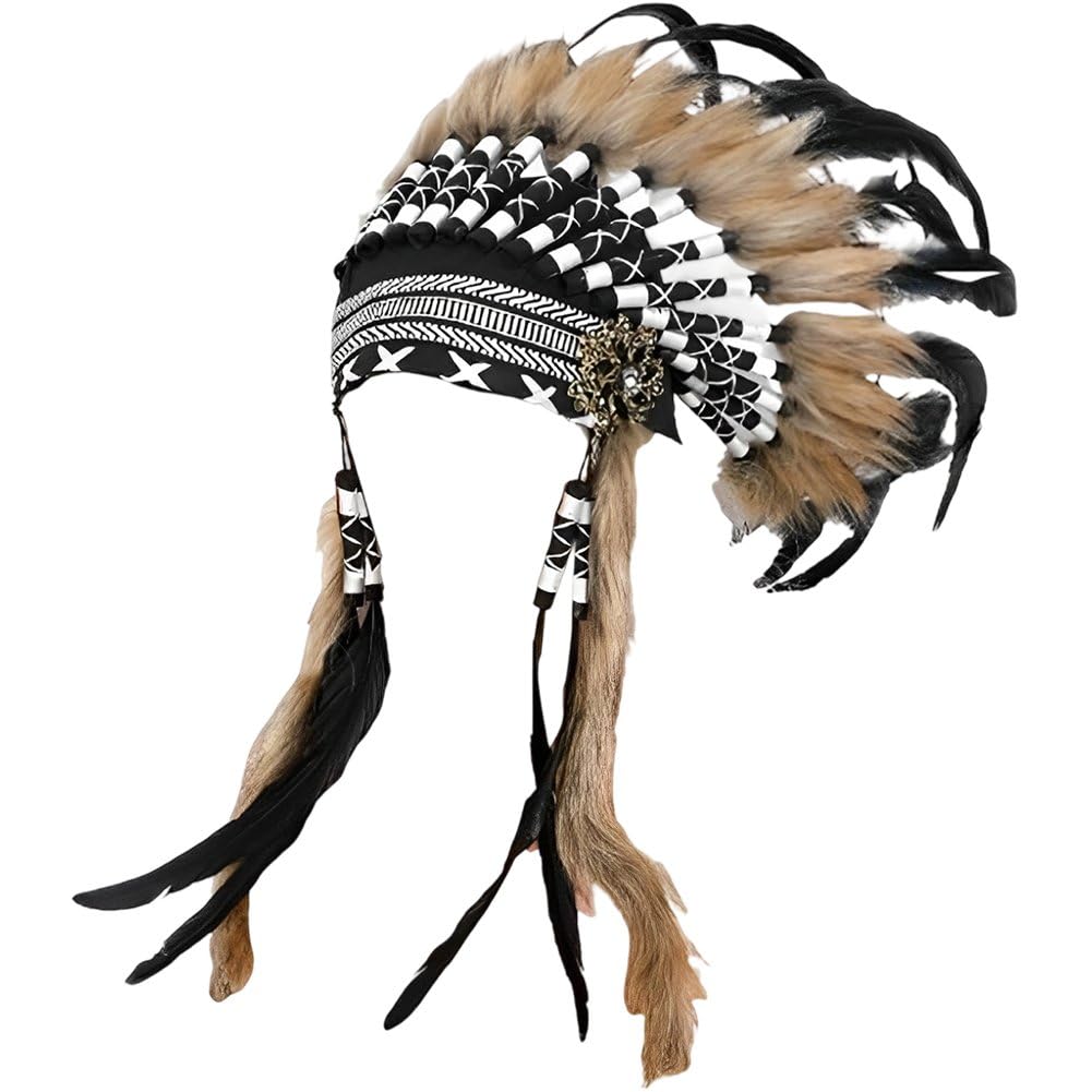 Coiffure de style indien pour shooting photo thématique et fêtes costumées en famille