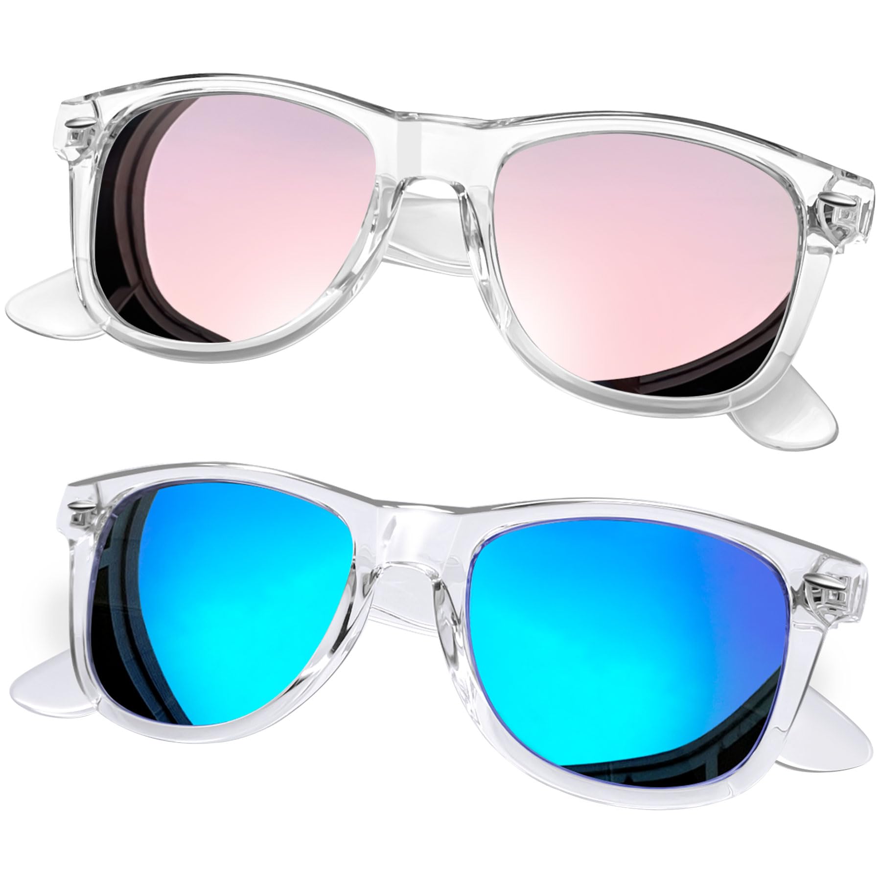 Joopin Occhiali da Sole da Uomo Donna Polarizzati Protezione UV400 Vintage Classici Rettangolari Occhiali da Guida, Unisex - Adulto