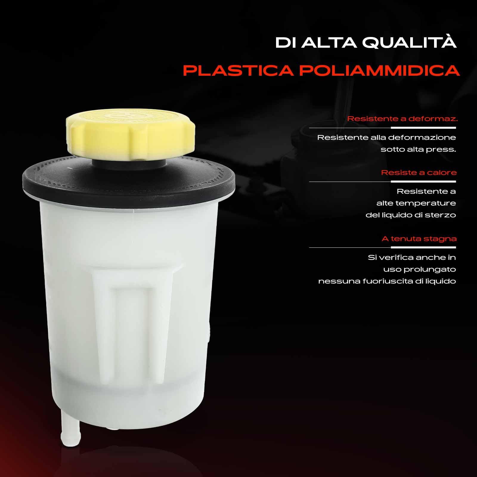 Frankberg Serbatoio servosterzo Compatibile con R.a.n.g.e R.o.v.e.r Sport L320 Discovery IV L319 R.a.n.g.e R.o.v.e.r III L322 Discovery IV Van L319 Replace# QFX500060