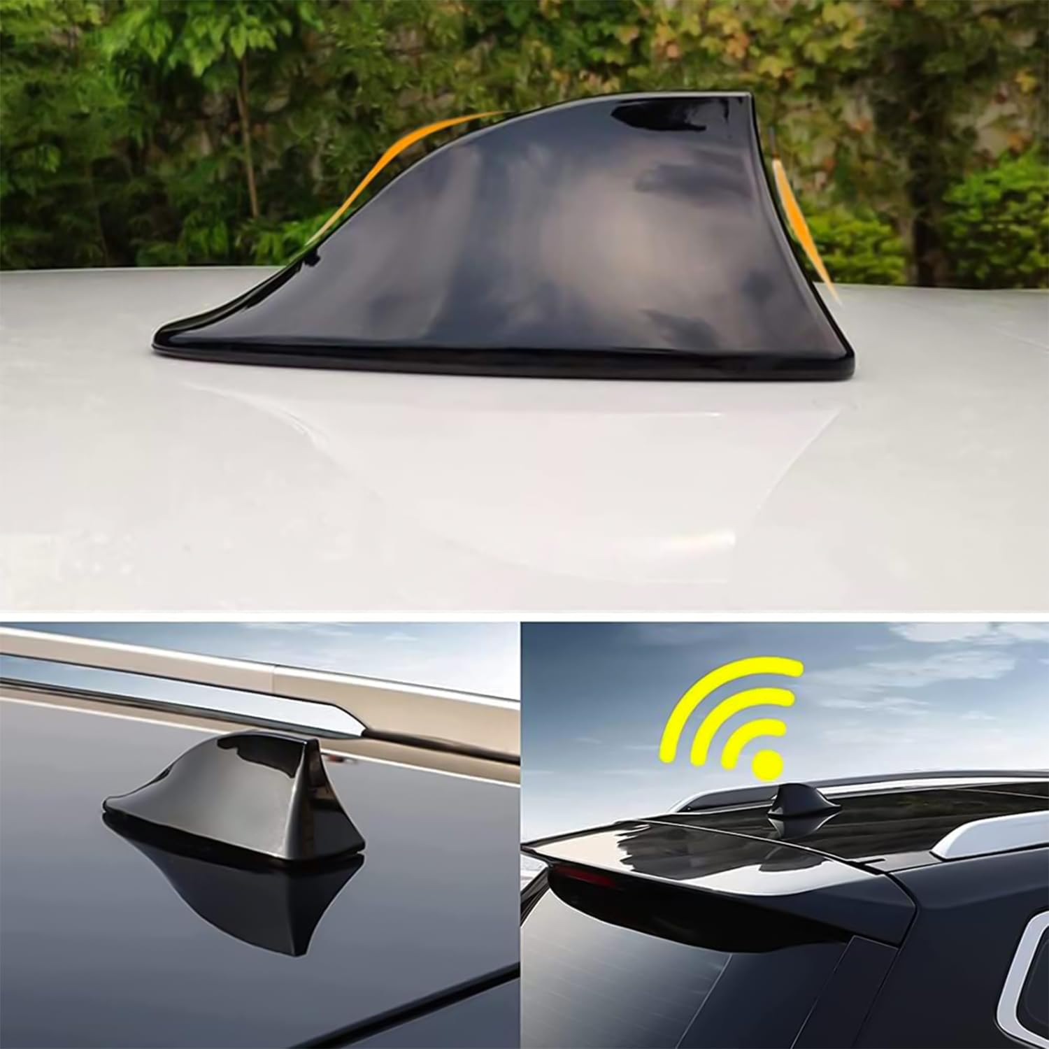 Antenna Auto A Pinna Di Squalo - Universale, Forte Segnale AM/FM, Facile Installazione - Foto 8