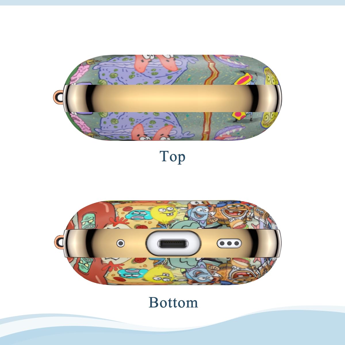 Amazon | AirPods Pro2 ケース スポンジボブ Pro 第2世代 カバー