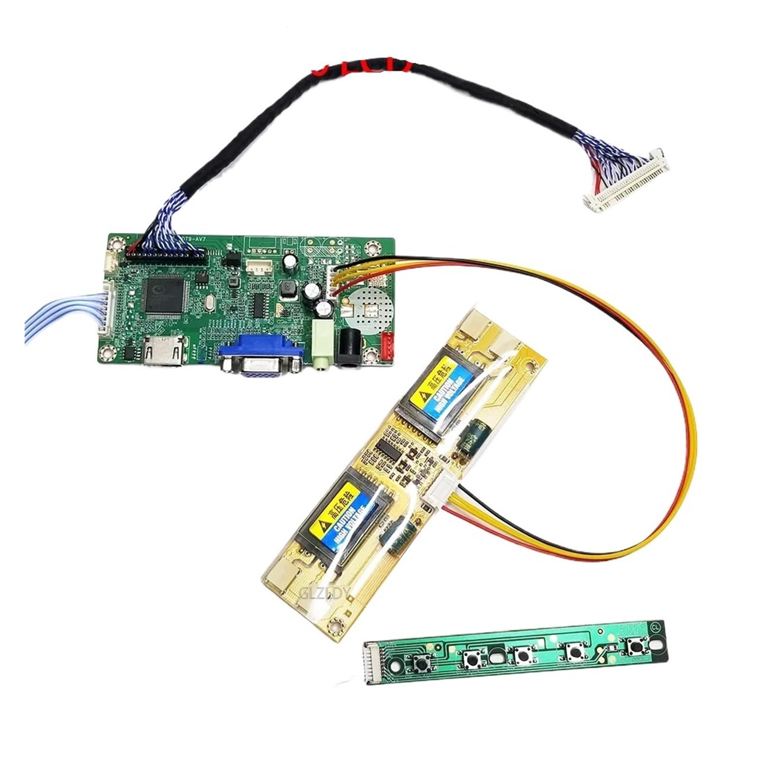 Scheda Driver Schermo LCD M260J3-L01 Kit M260J3-L05 for Kit Driver EDP 1920X1200 4CCFL LVDS | Monitor pannello scheda controller audio HDMI + VGA 30 pin