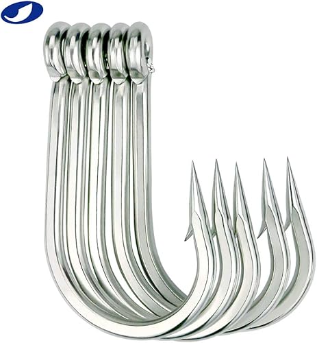 Miniatura 3 de OCEAN CAT Marlin - Gancho de pesca con forma de trolling, de acero inoxidable, con punta de desplazamiento, con forma de pulpo, para pesca en agua