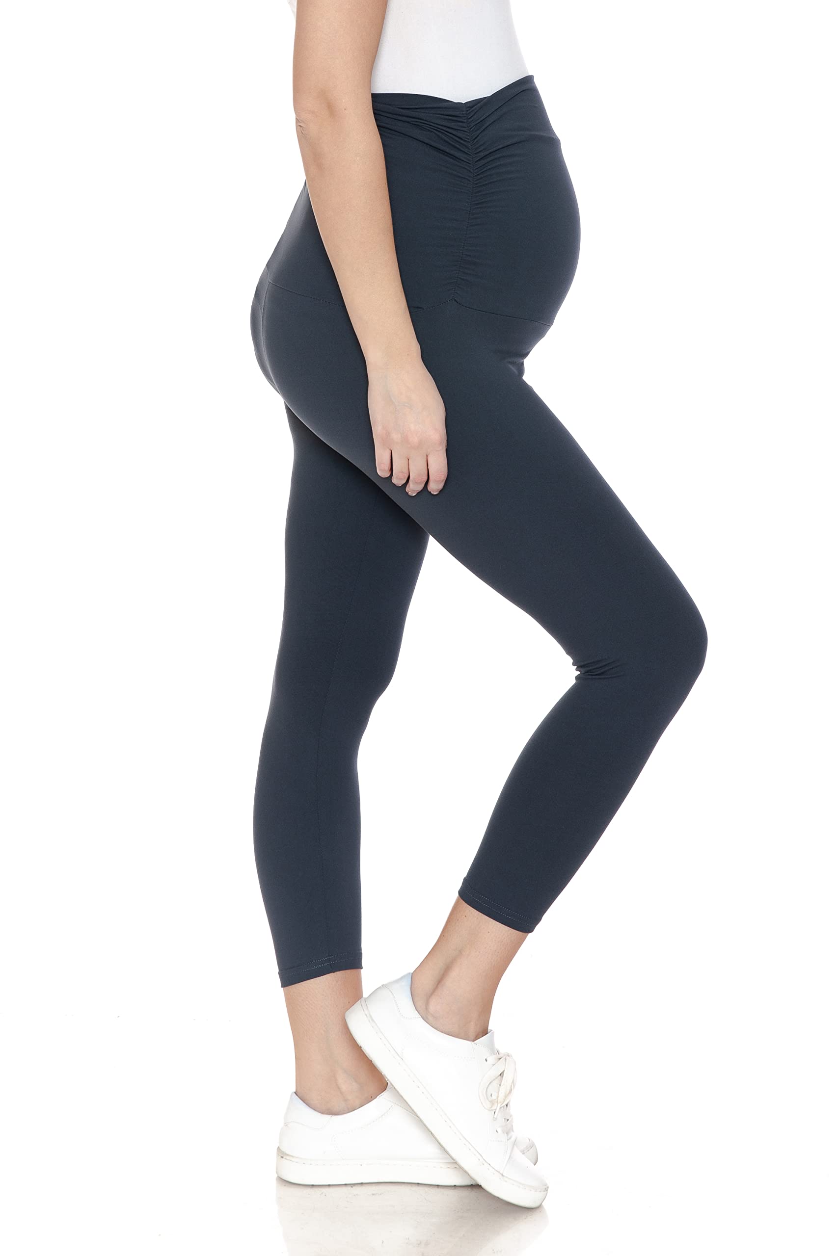 Leggings Depot Leggings premaman da donna, sopra la pancia, stile casual, per yoga