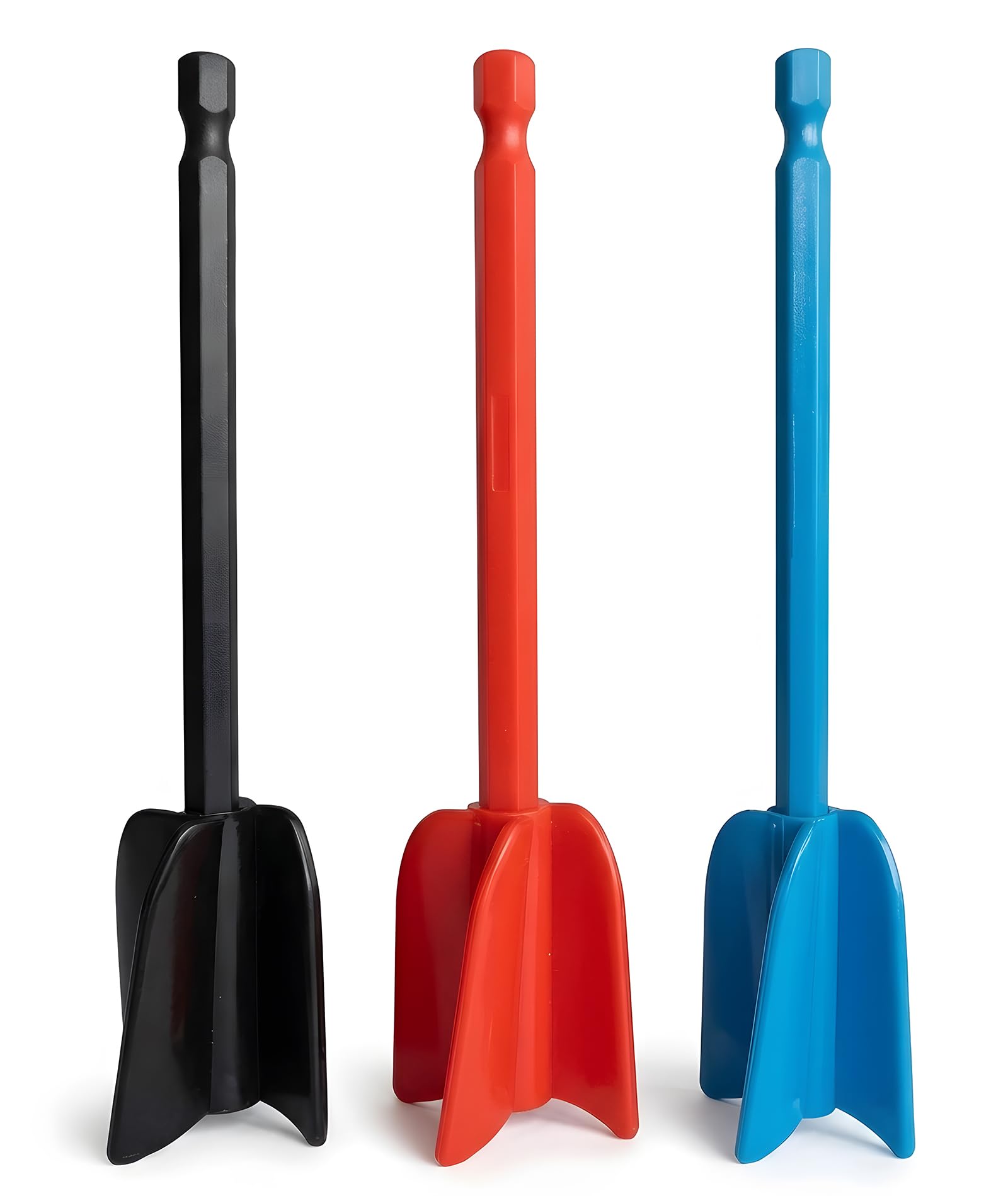 3 PCS Paint Mixer Rod Putty Mixer Rod, Resin Stirring Sticks for Epoxy Resin Mixing and Paint Blending, 12.5 cm Professional Mixing Tools in Black Red Blue Colors-picture-21