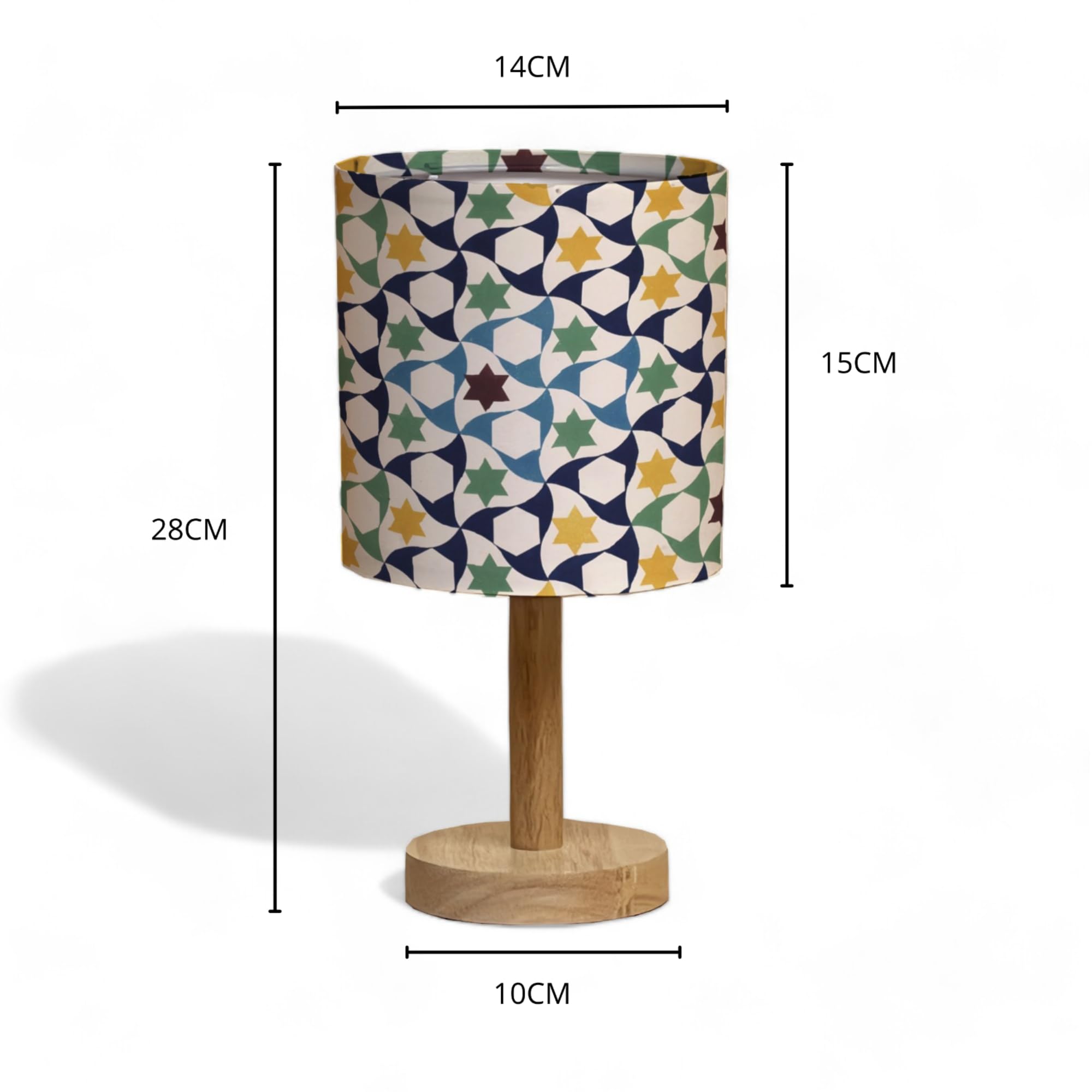Bellaluma Lampada da comodino Lampada da comodino Candeeiro Mesa de Cabeceira Lampade da comodino Lampada da camera Lampada da tavolo (Star Of Alhambra, 1 unità)