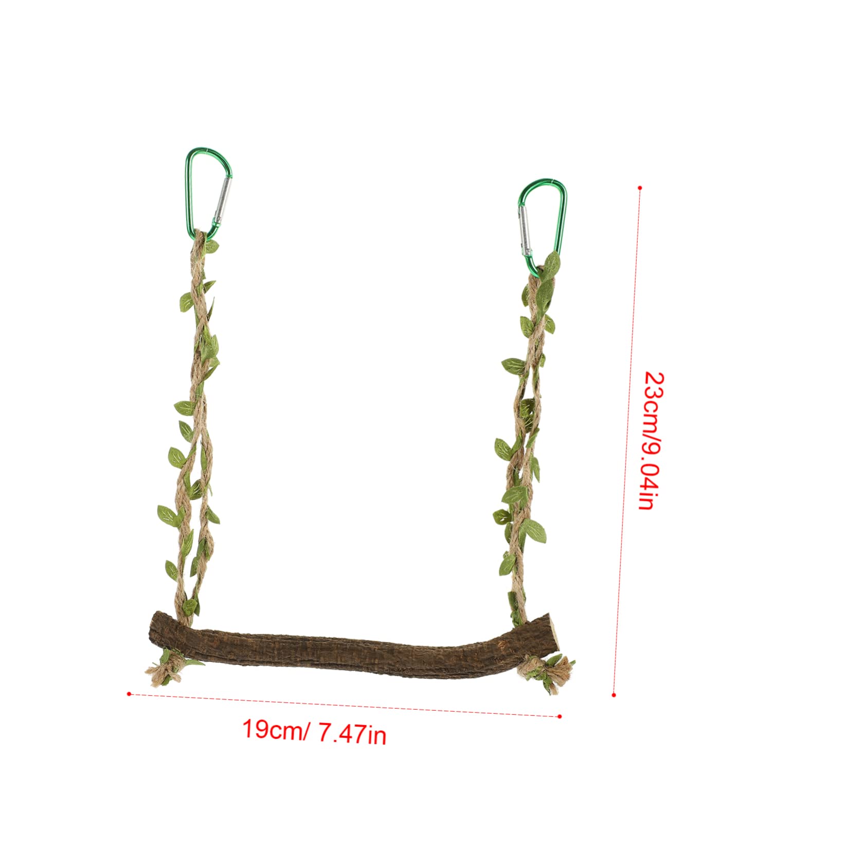 BESPORTBLE 5pezzi Swing Per Uccelli Legno Naturale Per Pappagalli e Parrocchetti Giocattolo Appeso Per Intrattenimento e Allenamento Degli Uccelli Domestici Facile Da Installare e Resistente