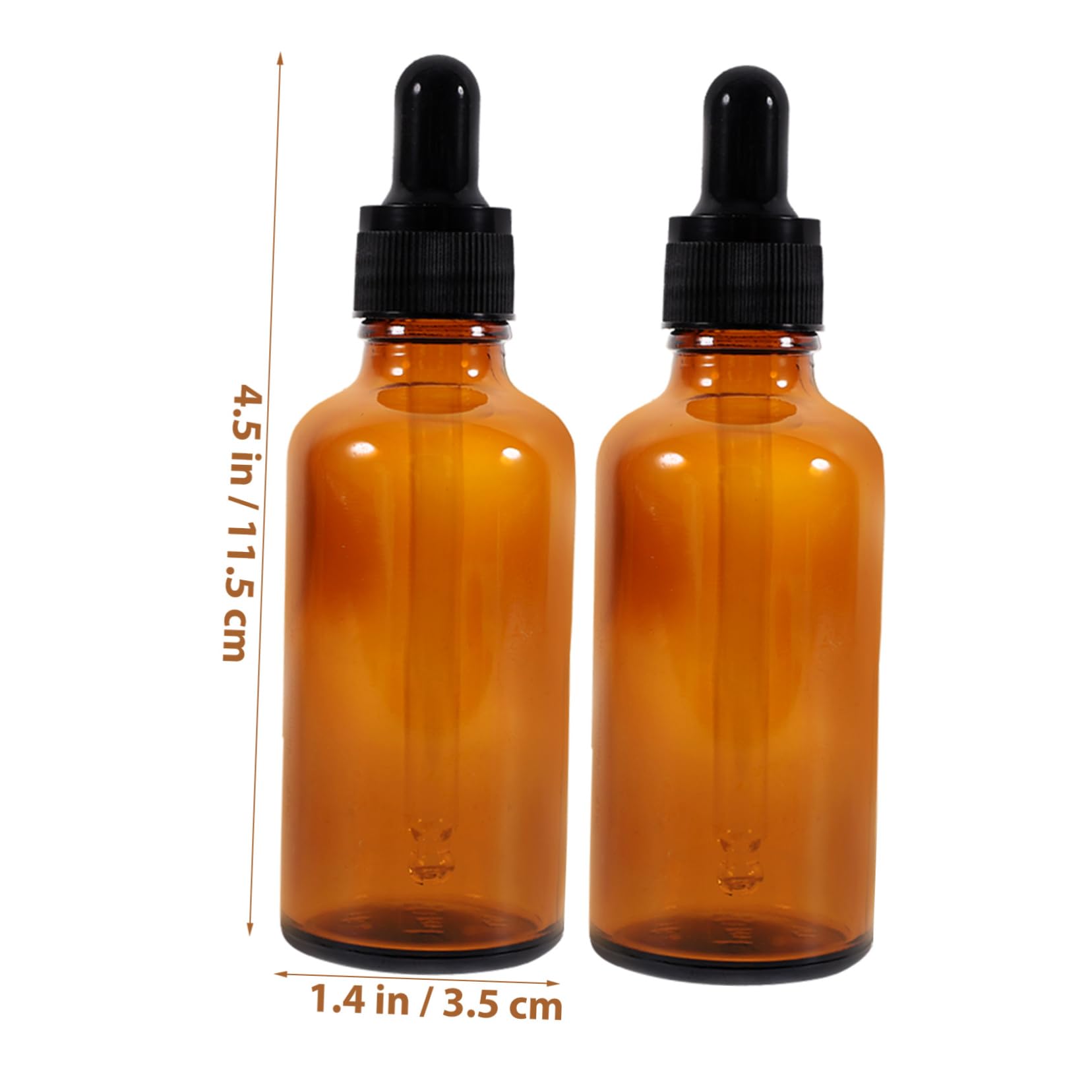 minkissy 6stücke Glas Tropfflasche für Ätherische Öle Kleine Leere Fläschchen mit Pipette für Parfums und Reise-sets Kompakte für Handtasche
