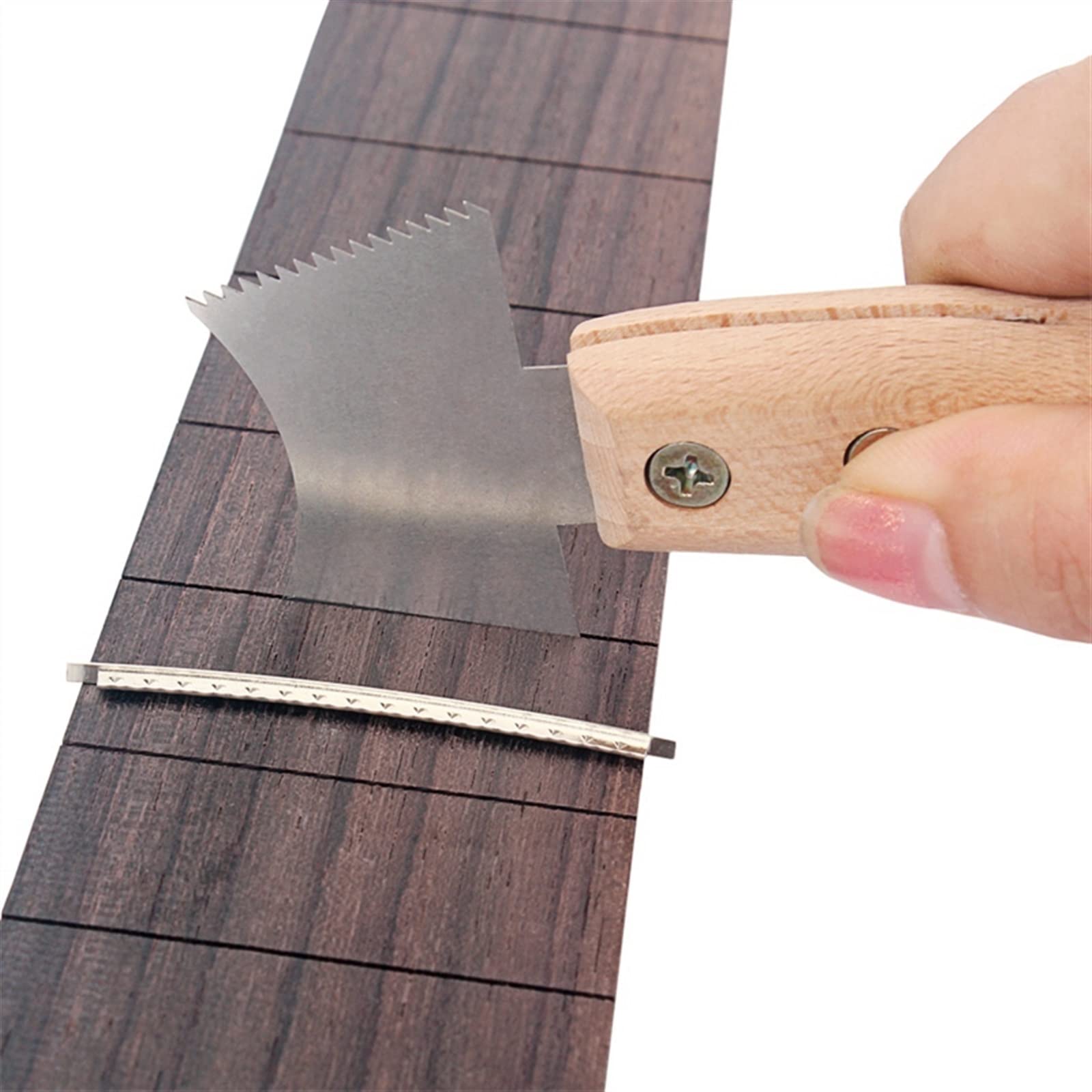 TSTS Guitare Fret Fil Rainure Protecteur Règle Touche Remplacer L'ensemble D'outils Protéger La Touche Remplacer L'ensemble D'outils Outils de Lutherie Guitare