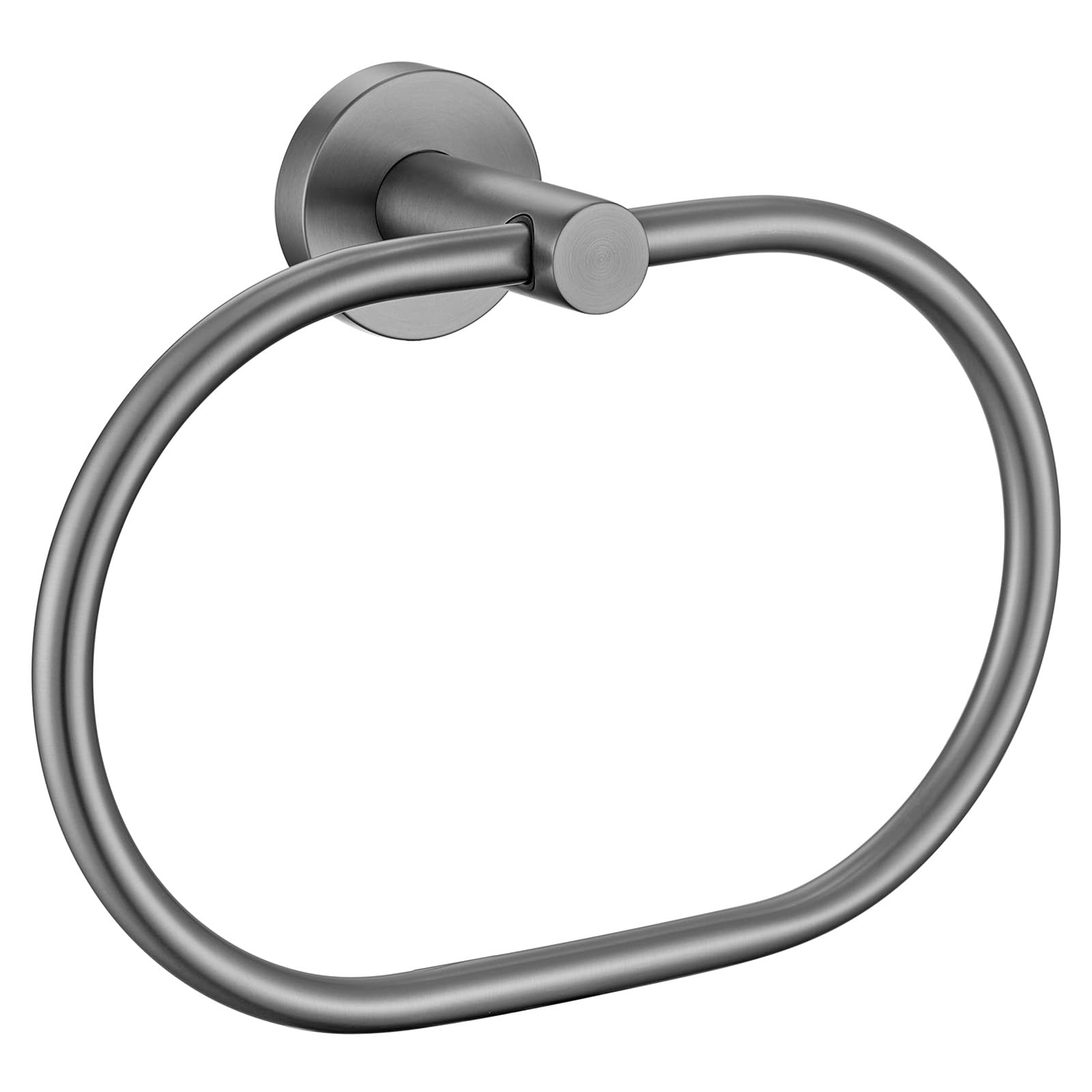 Angle Simple Swivel Towel Ring, Hand Towel Hanger, Gunmetal Gray