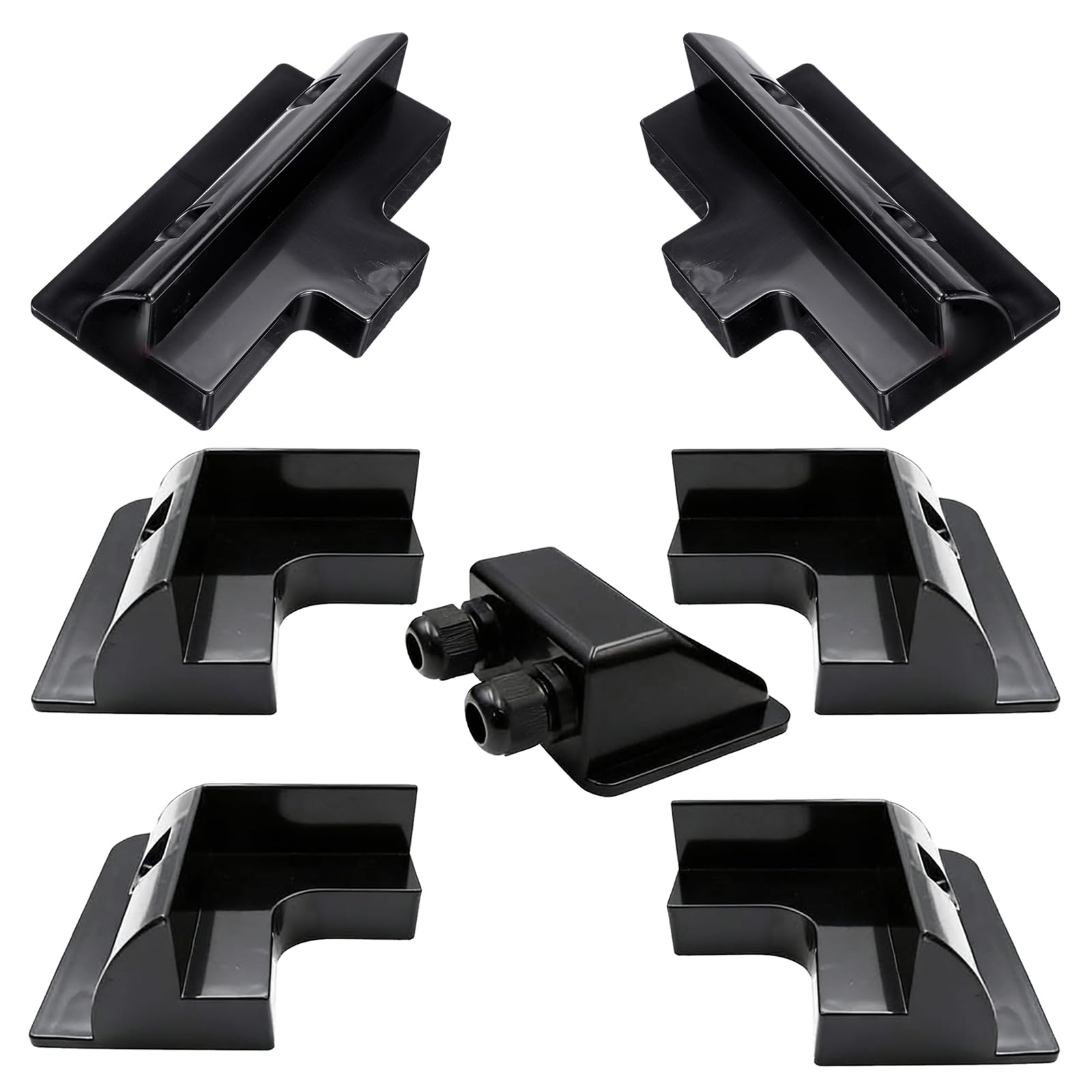 Zbiianxer Multicolor Solar Panel Bracket Set None Drilling Angles Installation Bracket Solar Accessories For Roof Boats Yacht None Drill For Roof Boats Yacht