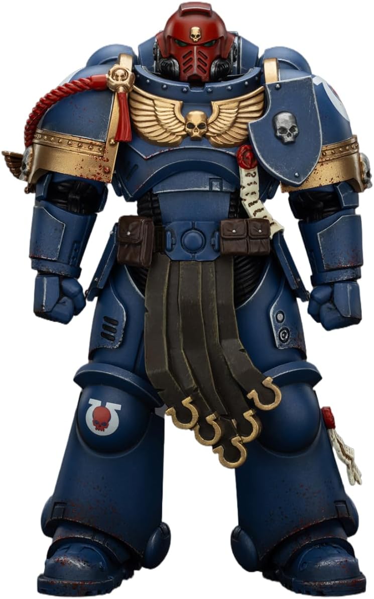 JOYTOY Warhammer 40,000 1/18 Action Figure Ultramarines Lieutenant Titus-Collectors Edition Collection Model Birthday Gifts (Gadriel Collectors Edition)