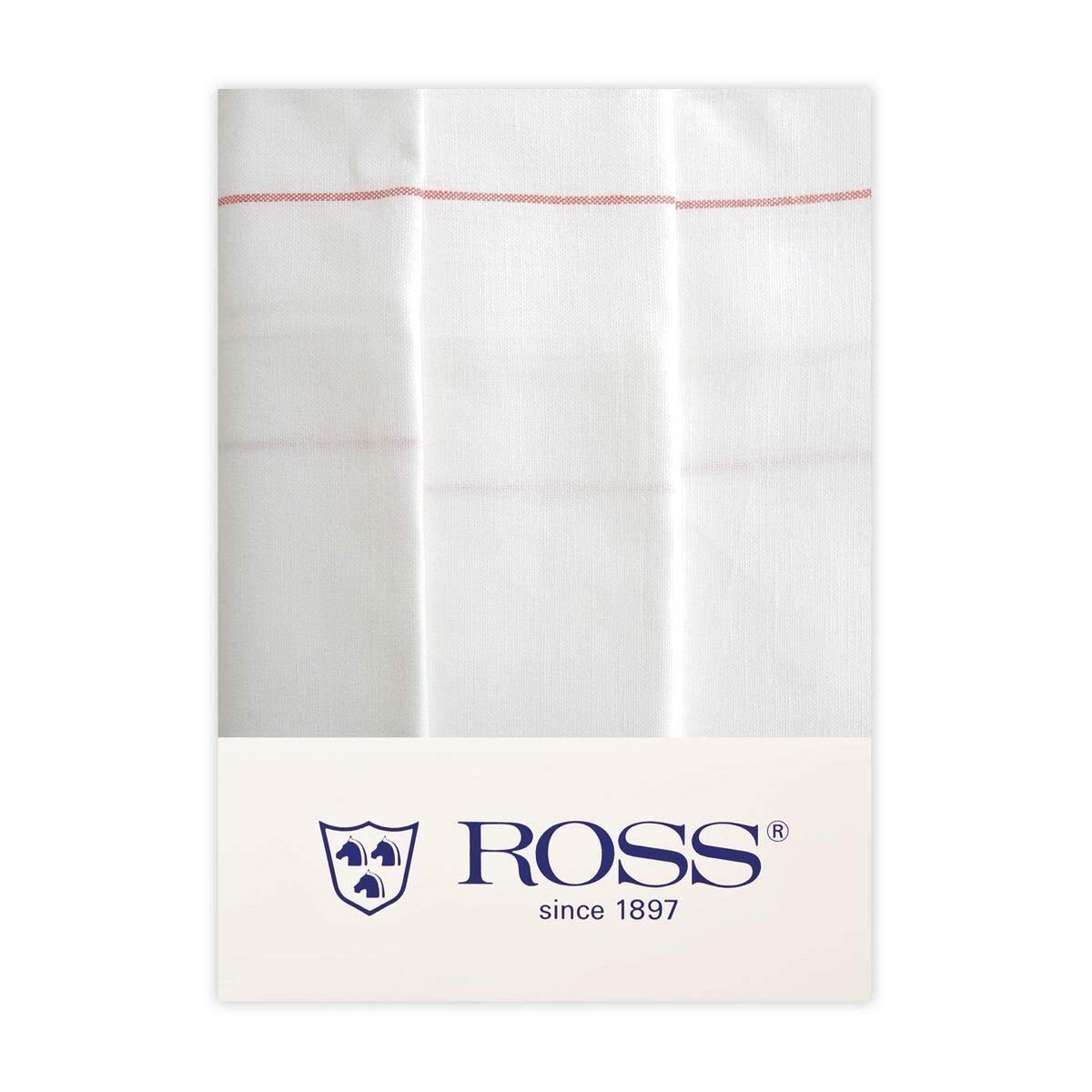 Ross Kellnertücher Halbleinen, 6er Pack – Rot/Blau, 45x65 Cm, Made In Germany