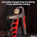 TWINZFIT Grip Strength Trainer, Hand Grip Strengthener, 5-100kg Resistance, Auto Counter, Ergonomic gallery image