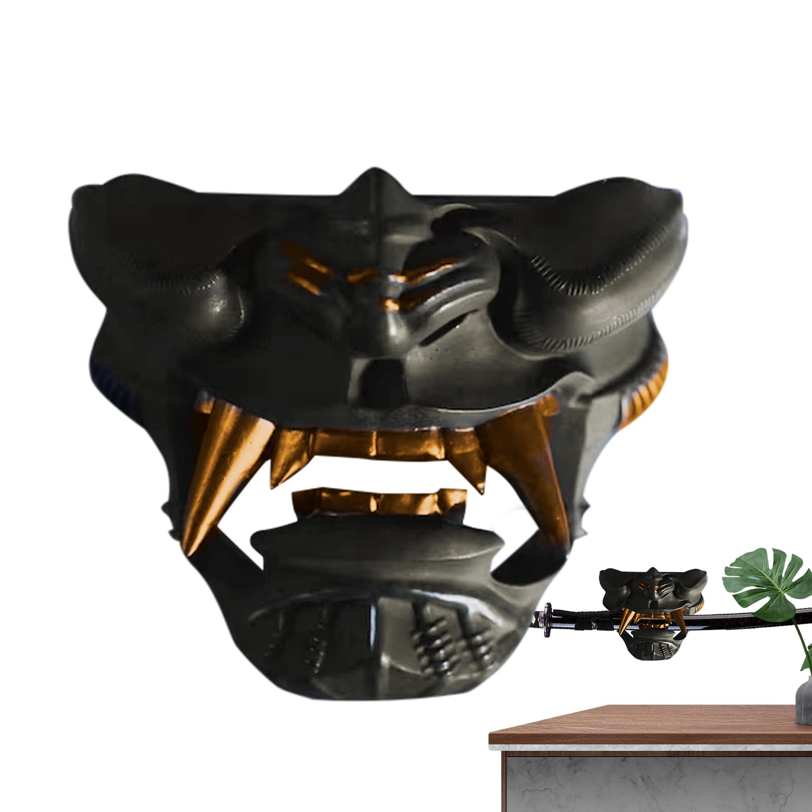 samurais Schwert Wandhalterung, Wandhalterung Katana Schwert, samurais Maske Deko Wand, Katana Wandhalterungs Wandregal Wandständer Für Katanas Und Schwerts Sammlung, Dolch Zu Hause Oder Im Büro
