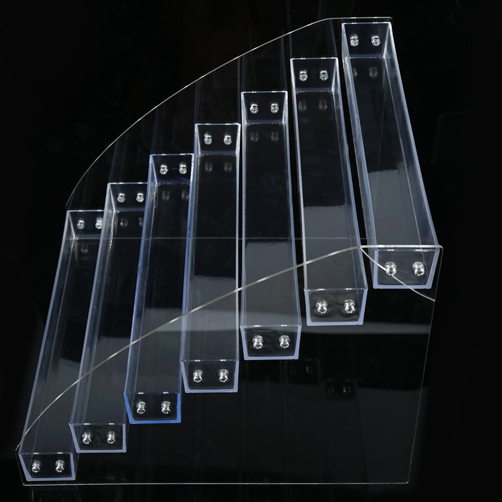 Dioche Porta Smalti per Unghie Organizer Smalti per Unghie, Supporto per Espositore per Rack Trasparente per Espositore per Trucco(7 Livelli)