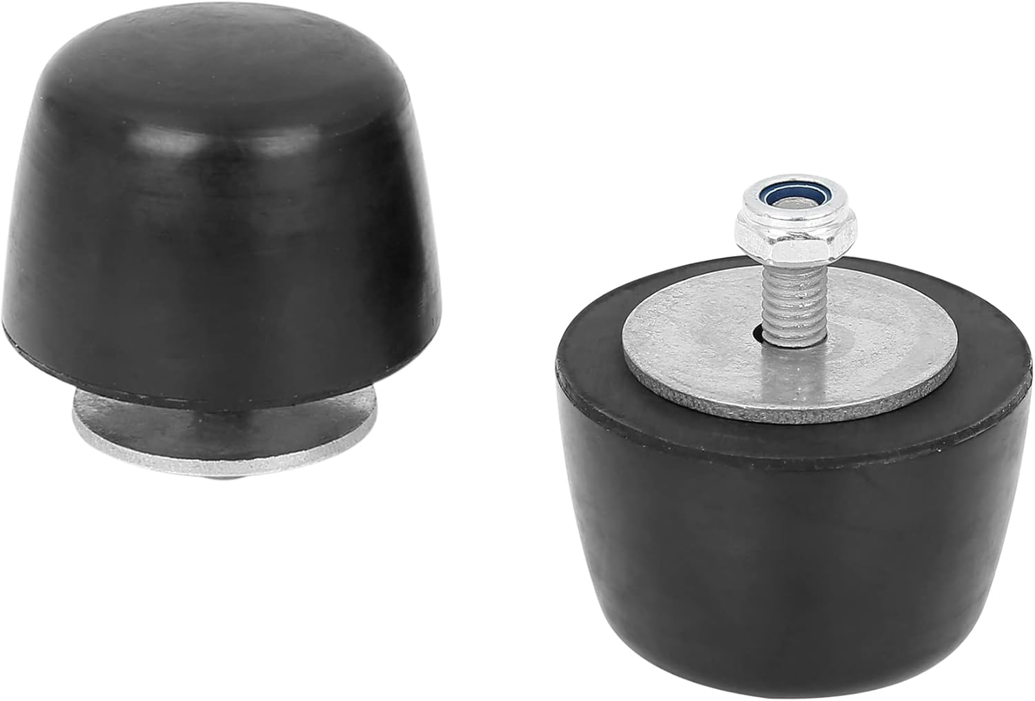 X AUTOHAUX 2pcs Rubber Bumper Cushion Hood Bump Stop for Jeep Wrangler 1987-1995 1997-2017 Windshield Hold Down Bracket Set KJ71051BK 55176422