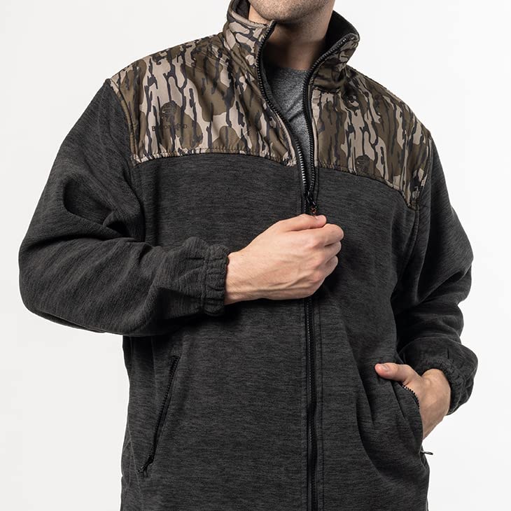 TrailCrest Men's C-Max Full Zip Polar Fleece Jacket, Mossy Oak Camo Patterns2