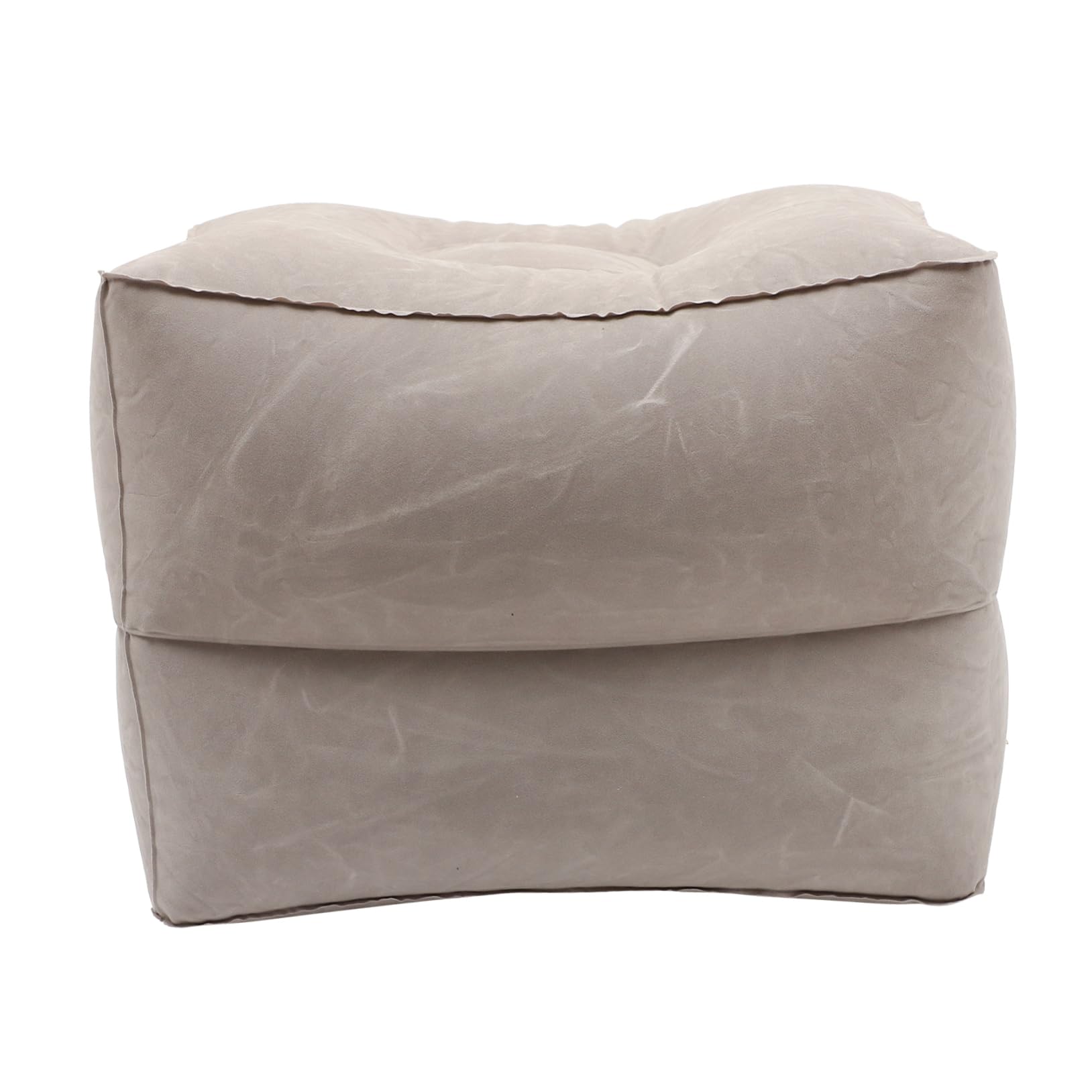 CIYODO Safe PVC Flocking Material Boys and Girls Inflatable Foot Pillow for Airplane Car Train