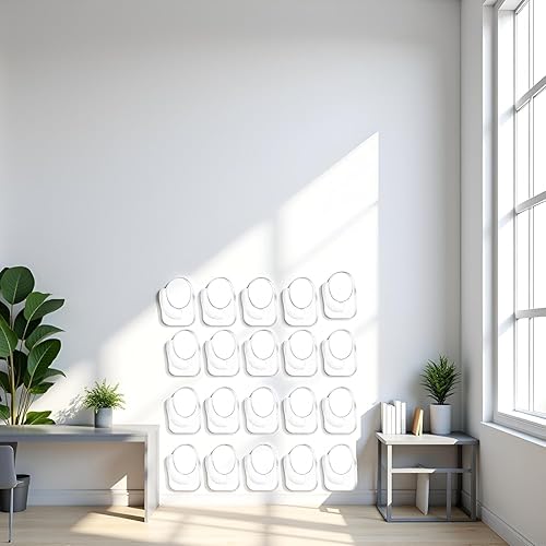 Miniatura 8 de 20 ganchos de pared adhesivos transparentes para colgar, pequeños ganchos adhesivos de plástico, ganchos adhesivos de acrílico transparente para