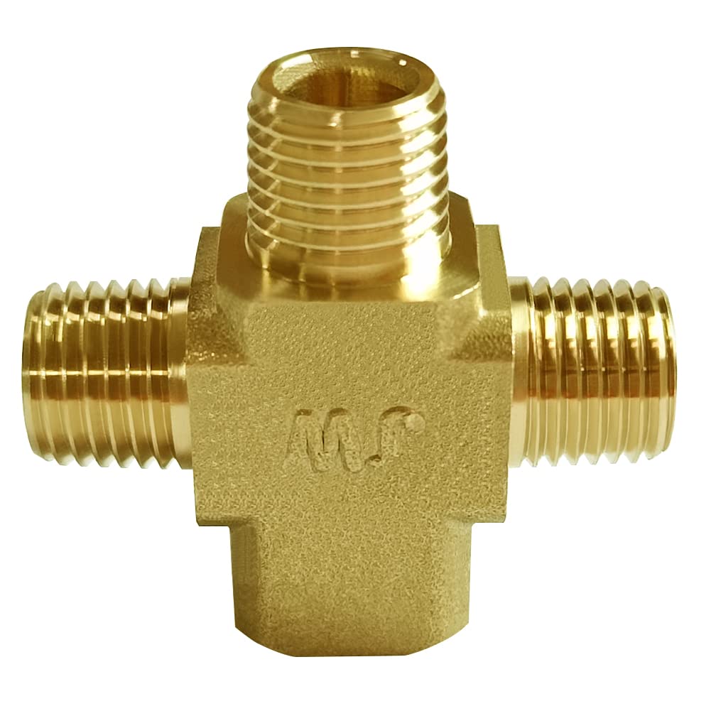 1/4" NPT Male To M14x1.5mm Female Pipe Fitting Adapter - Oil, Air, Fuel Use