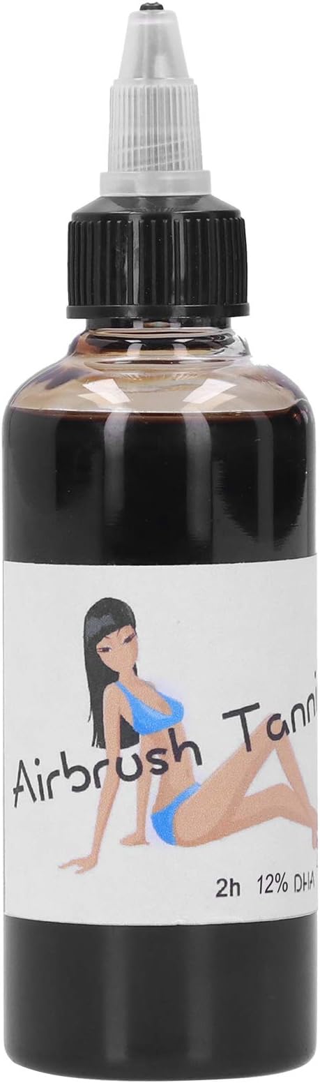 Self-Tanning Liquid, Tanning Fluid Sunless Exposure To The Sun, Moisturizing Anti-Cellulite Tanning Liquid Airbrush For Self-Tanners Anti-Aging Self-Tanner