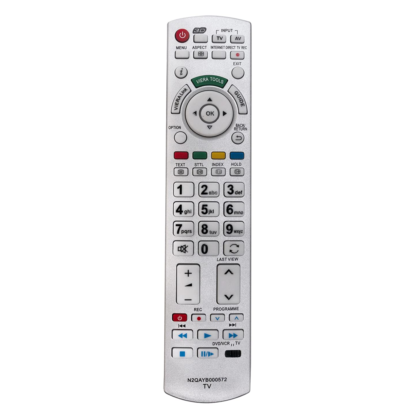 ALLIMITY N2QAYB000752 Telecomando Sostituisci Fit for Panasonic TX-P42GTS31 TX-P42GTX34 TX-P42ST30 TX-P42ST31 TX-P42ST32 TX-P42ST33 TX-P42UT30 TX-P46GT30 TX-P46GTF32 TX-P46GTN33