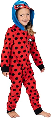 Vista 3 de Miraculous Disfraz de mariquita con cremallera y mameluco de pijama