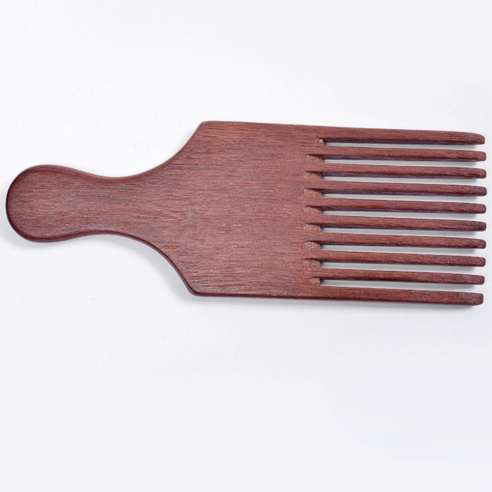 Drewniany grzebień afro do podnoszenia włosów grzebień do brody grzebień curl Volumiser grzebień profesjonalny rozczesujący prosty grzebień narzędzie do pielęgnacji dla mężczyzn