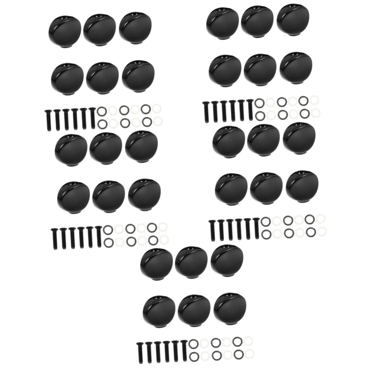 ibasenice 30pezzi Meccaniche Per Chitarra Elettrica Tasti Per Accordatura Metallo Facile Installazione e Alta Durabilità Accessori Per Musicisti Professionisti