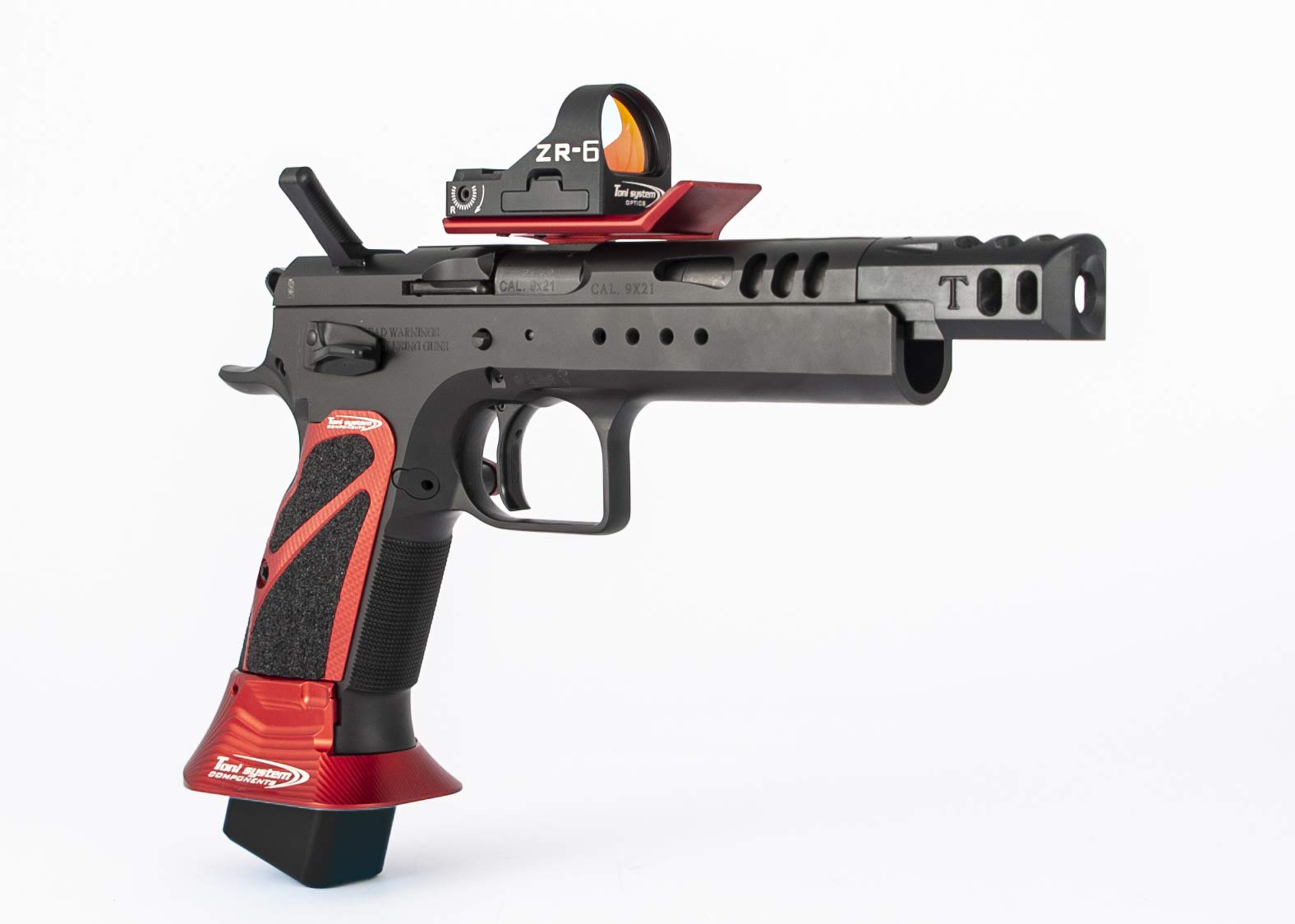 Art. ZR6OPT Red DOT (Punto Rosso) 6 MOA mirino per Pistola carabina Fucile Made in Italy