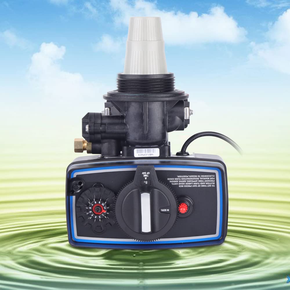 AngelcityCC 5600 Metered Water Softener On Demand Control Head Valve 12-Day Timer Replacement Softener Valve