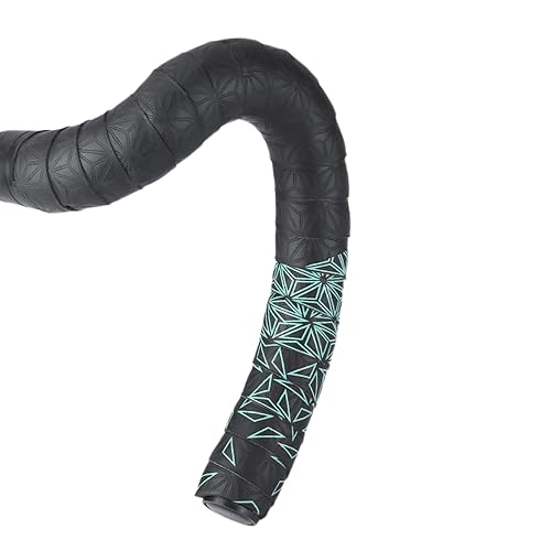 Cinta de manillar de bicicleta para manillar de bicicleta de carretera, barra antideslizante, cinta con patrón triangular, absorción de sudor,