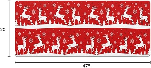 Miniatura 2 de Tapete de baño con ciervos navideños para bañera, antideslizante, de secado rápido y absorbente, tierra de diatomeas, fregadero, dormitorio, cocina,