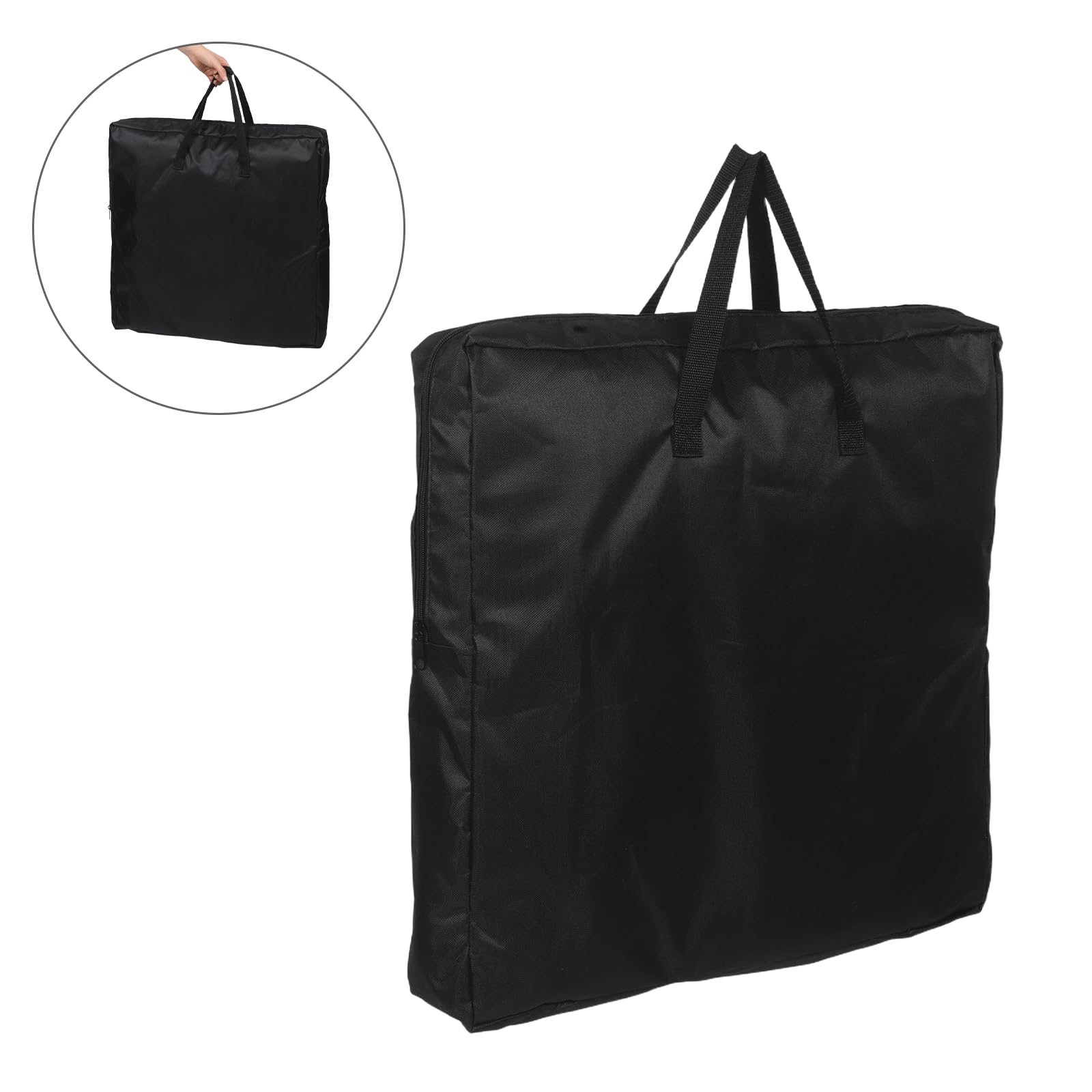 CLISPEED Étui de Transport pour Anneau Lumineux 55 Cm Noir, Paquet de Rangement Zippé pour Matériel Photo et Éclairage Photographique, Protection Renforcée Légère, pour Studio