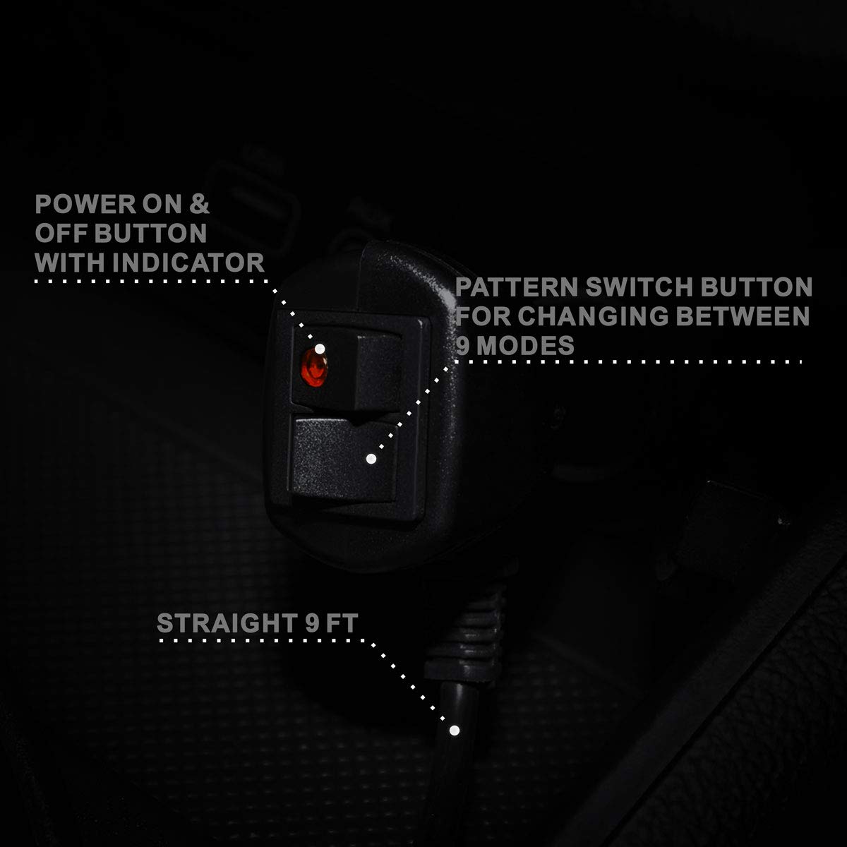 Buy Aluminum Blue LED Emergency Strobe Dash Lights for Trucks Cars